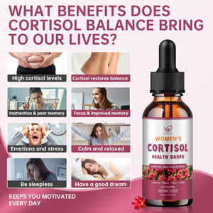 Cortisol Manager Liquid Drops, Cortisol Supplements for Women, with magnesium ashwagandha, rhodiola rosea,l-theanine,Phosphatidylserine-Promote Relaxation and Support Mood- 30 Day Vegan Supply Fzjjyana buy supplements Au
