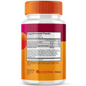 (2 Pack) Glycetra Capsules, Glycetra Blood Support Supplement Advanced Formula Premium Blend All Natural Balance Flow, Glicetra Pills Maximum Strength Glycogen Support Health Wellness Review (120 Ct) Vitaluxa buy supplements Au