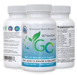 GCĀ® GoutCare: Uric Acid Control | Uric Acid Prevention | Joint Health Supplement | Joint Relief | with Turmeric, Celery Seed Extract, Milk Thistle and More | 90 Capsules per Bottle | Non-GMO Alternative Health Research LLCBuy Supplements Australia