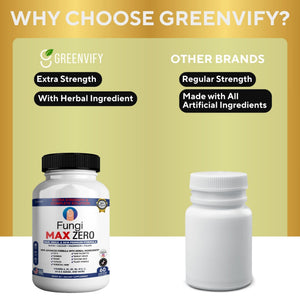 GREENVIFY Fungi Max Zero Hair, Nails & Skin Supplement. (1) GREENVIFY buy supplements Au