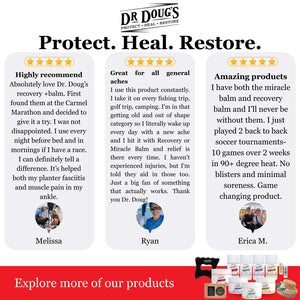 Dr. Doug's Recovery Balm – Organic Arnica & Magnesium Topical Rub – Soothing Support Lotion for Active Muscles, Joints, & Skin – Dermatologist Approved, Handmade in USA, Organic 2 oz Twist-Up Stick Dr. Doug'sBuy Supplements Australia