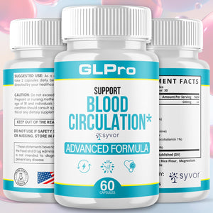 GLPro Blood Capsules, Official GLPro Blood Health Support Pills with All Natural Ingredients, Advanced Formula Supplement with Maximum Strength Premium Vitamins for Women and Men (60 Capsules) Syvor buy supplements Au