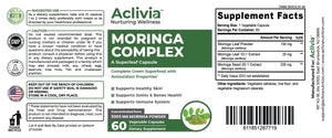 Aclivia - Moringa Complex - Maximum Strength Moringa Oleifera Leaf & Seed Supplement - Superfood Capsules with Antioxidant Properties - 5000mg - 60 Capsules AcliviaBuy Supplements Australia