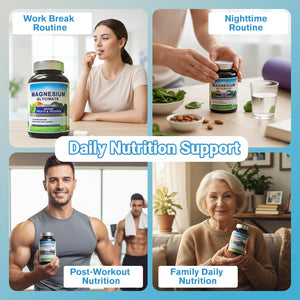 Magnesium Glycinate 500mg with Vitamin D3 – High Absorption Magnesium Supplement with Veggies Design – Supports Bone & Muscle Function and Energy – Non-GMO, Gluten-Free – 120 Veg Capsules FrexNutri buy supplements Au