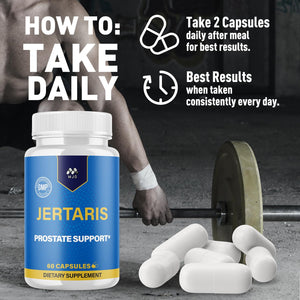 Jertaris Capsules, Official Jertaris Support Pills for men with All Natural Ingredients, Advanced Formula for Optimal Health & Wellness Support with Premium Vitamins for Active Lifestyle (60 Capsules) MJOBuy Supplements Australia