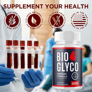 (2 Pack) Bio Glyco Capsules, Official BioGlyco Blood Health Support Pills with All Natural Ingredients, Advanced Blood Optimizer with Maximum Strength Premium Vitamins for Women & Men (120 Capsules) Syvor buy supplements Au