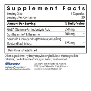 ARG Zen Adapt - 200 mg L-Theanine, 125 mg Ashwagandha & 550 mg GABA - Supports Stress Response and Calmness - Vegetarian Capsules - Hypoallergenic Formula - 30 Servings - 60 Capsules Allergy Research GroupBuy Supplements Australia