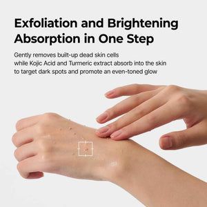 Dr. Melaxin Peel Shot Kojic Acid Turmeric Serum β Exfoliating Dark Spot Corrector with AHA/BHA & Niacinamide, Brightening & Even Tone