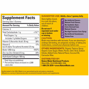 Nature Made Collagen Gummies with Vitamin C, Zinc, Biotin, Hydrolyzed Collagen Peptides for Women and Men, Healthy Skin Support Supplement, 60 Gummies, 60 Day Supply Nature MadeΒ buy supplements Au