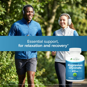 Magnesium Glycinate 400mg | 4+ Month Supply | Sleep, Relaxation & Muscle Support | High Absorption Chelated Magnesium Supplement for Women & Men | Gentle on Digestion | Vegan | 270 Tablets Purely Holisticย buy supplements Au