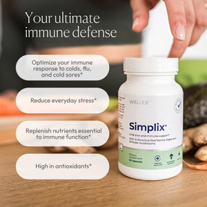 Simplix | Natural Supplement to Strengthen The Immune System | Respond to Outbreaks | Source of Highly Researched Mushroom & Seaweed Polysaccharides 60 Veggie Capsules (3 Pack) (180 Count) Papillex buy supplements Au