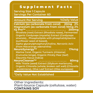 Premier Research Labs CereVen - Herbal Brain Supplement for Memory & Focus Featuring Rhodiola Rosea, Rhodiola Rosea Supplement for Brain Health Support - 60 Vegetarian Capsules Premier Research LabsBuy Supplements Australia