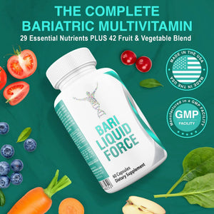 Universal Body Labs Bariatric Liquid Force Vitamin 2-Pack Universal Body Labs