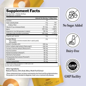 Ovii Metabolic Support for Women – Reducose® White Mulberry with Myo-Inositol & D-Chiro Inositol 40:1 Blend – Daily Wellness, Metabolic Balance & Appetite Control Supplement – 30 Servings, Tropical Ovii buy supplements Au