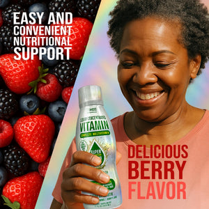 MBS Biotechnology Liquid Multivitamin for Adults ā Complete High-Absorption Daily Vitamin with Superfoods, CoQ10, B-Complex, Turmeric & PQQ ā Immune & Energy Support ā Berry Flavor, 17 oz MBS BiotechnologyBuy Supplements Australia