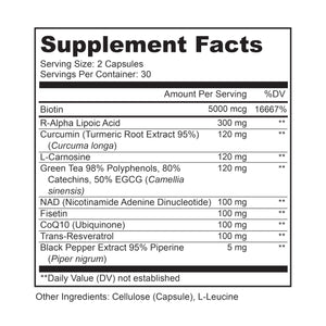 LIVELY VITAMIN CO. Perfect Ten - Anti-Aging & Antioxidant Supplement - Biotin & Lipoic Acid - Healthy Hair, Skin, Nails - Energy Boost - Sharper Brain Function - Stronger Immunity - 60 Capsules LIVELY VITAMIN CO buy supplements Au