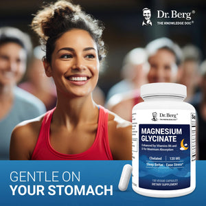 Dr. Berg Magnesium Glycinate 150ct – 4-in-1 Chelated for Muscle, Nerve, Sleep & Stress Support*– w/ D3, B6 & Zinc – 4X Lab-Tested – No Fillers – Formulated in USA, GMP-Certified Dr. Berg Nutritionals buy supplements Au