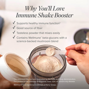 Isagenix Immune Shake Booster - Supports Healthy Immune Function with Wellmune® Beta-Glucans & Mushroom Blend - Unflavored Powder for Easy Mixing - Good Source of Fiber - No Artificial Ingredients Isagenix buy supplements Au