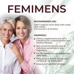 FEMIMENS β PMS Support Supplement for Women β PMS Relief for Women & Menstrual Cramp Relief β Hormonal Balance for Women β Chasteberry Vitex, Ashwagandha, Ginger, Fenugreek β 120 Vegan Capsules Ananta Medicare USABuy Supplements Australia