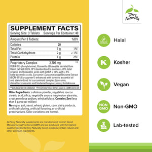 Terry Naturally Curamin Extra Strength - Curcumin & Boswellia for Healthy Circulation Support - Turmeric Supplement to Aid Joints, Muscle Health & Endorphin Production - 120 Tablets (Pack of 2) Terry NaturallyBuy Supplements Australia