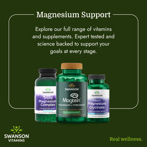 Swanson Triple Magnesium Complex - 100 Capsules, 400mg Each Swanson buy supplements Au