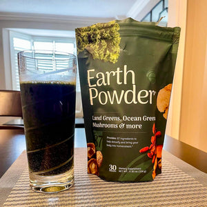 Earth Powder Daily Foundational Nutrition Supplement with 28 Greens & 10 Mushrooms | 87 Nutrients for Energy, Gut Health & Mental Clarity Earth PowderΒ buy supplements Au