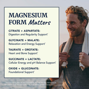 10 in 1 Magnesium Complex Supplement 500MG | Magnesium Citrate, Mag Glycinate, Malate & More | High Absorption Mag Complex with Vitamin B6 | Bone, Muscle & Heart Health Support | Non-GMO | 60 Ct. Nobi Nutrition buy supplements Au