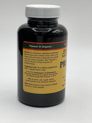 Y.S. Organic Bee Farms Propolis-Raw Unprocessed 1000mg - Your Gateway to Wellness - 90 Capsules with Bonus worldwidenutrition Multi Purpose Key Chain Worldwide Nutrition buy supplements Au