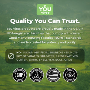 You Vites Threonix Triple Magnesium Complex - Magtein L-Threonate, Bisglycinate Chelate TRAACS & ATA Mg - Brain, Sleep, Mood & Focus Support - High Absorption, Gentle on Stomach - 120 Capsules You Vites buy supplements Au