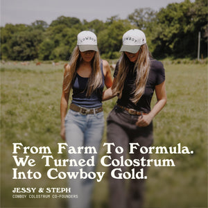 Cowboy - The Exclusive 1st Milking, Whole, Grass Fed Colostrum Supplement for Full Body Health - Sugar Free Bovine Colostrum Powder Packed with Bioactive(Vanilla & Chocolate) Nutrients COWBOY COLOSTRUM buy supplements Au