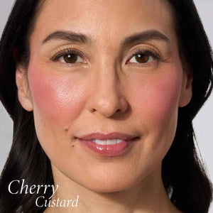 LAURA GELLER NEW YORK Baked Blush-n-Brighten for Mature Skin - 04 Cherry Custard - Powder Blush Won't Settle into Fine Lines - Buildable Natural Finish β Longlasting Formula - Made in Italy