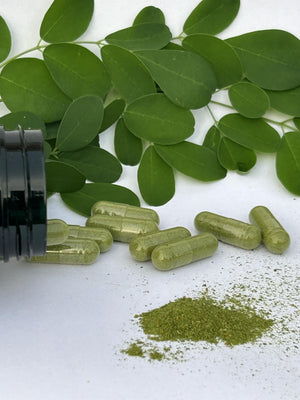 Jamaican Moringa Capsules β 100% Natural Ingredients β Made from Dried Moringa Leaves, Pods & Seeds β 90 Capsules, 500mg β with Turmeric & Ginger β Herbal Supplement, Nutrient-Rich β Easy to Swallow King's JamaicanBuy Supplements Australia