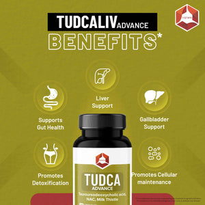 Onpharno TUDCA Advance β 250mg TUDCA, NAC, Milk Thistle, Dandelion, Burdock & Picrorhiza Extract β 30 Liquid-Filled Veg Capsules