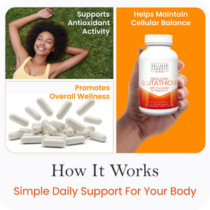 Advanced Glutathione Complex 500mg – with Fucoidan & Vitamin C – Antioxidant Support for Skin Glow, Detox & Immune Health – Non-GMO, Made in USA (60 Capsules) Collagen Laborés buy supplements Au