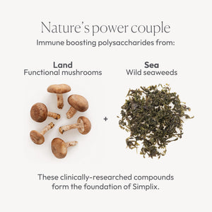Simplix | Natural Supplement to Strengthen The Immune System | Respond to Outbreaks | Source of Highly Researched Mushroom & Seaweed Polysaccharides 60 Veggie Capsules (3 Pack) (180 Count) Papillex buy supplements Au