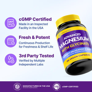 InnovixLabs Advanced Magnesium Capsules - 150 Ct, 210 mg - Chelated Glycinate and Malate - High Absorption, Promotes Relaxation, Bones, Muscle Health, Vegan Malate Sleep Supplement InnovixLabs buy supplements Au