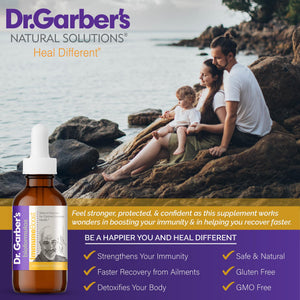 Dr. Garber's Natural Solutions Immune Boost Health Oral Drops - Gemmotherapy Liquid Supplement to Strengthen Immunity, Support Immune System, Increase Resistance, & Contains Antioxidants - 60ml DR.GARBER'SÂ buy supplements Au