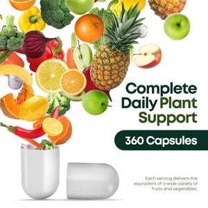 Supermed Research Fruits and Vegetables Supplements – 2 Pack Combination Fruit & Veggies Supplement – Whole Food Vitamins & Minerals for Adults – Superfood Veggie Vitamins for Adults (180 x 2, 360 Ct) Supermed Research buy supplements Au