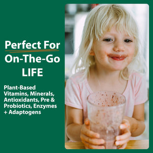 MacroLife Naturals MacroCoco Super Greens Drink, Chocolate Powder Superfood for Kids & Teens - Whole Food Fruit & Vegetable Multi-Vitamins Probiotics Digestive Enzymes & Fiber Supplement - 32 Servings MacroLife NaturalsBuy Supplements Australia