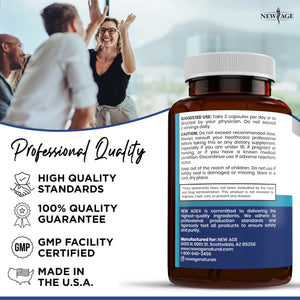 NEW AGE Pro Optimize Probiotics for Women, Menopause, Digestive Health - Support for Bloating, Hot Flashes, Joint Support, Night Sweats - Gut Health & Metabolism - Dong Quai (60 (Pack of 1)) NEW AGE buy supplements Au