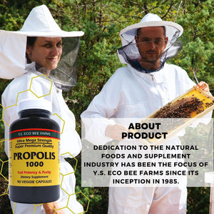 Y.S. Organic Bee Farms Propolis-Raw Unprocessed 1000mg - Your Gateway to Wellness - 90 Capsules with Bonus worldwidenutrition Multi Purpose Key Chain Worldwide Nutrition buy supplements Au