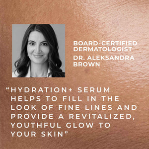 RoC Hydration+ Hyaluronic Acid Serum for Face, Hydrating, Plumping, Fragrance Free, Lightweight Formula with Collagen Proteins (1 Ounce)