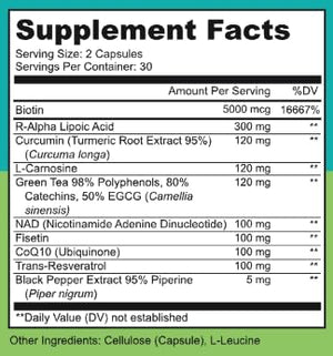 LIVELY VITAMIN CO. Perfect Ten - Anti-Aging & Antioxidant Supplement - Biotin & Lipoic Acid - Healthy Hair, Skin, Nails - Energy Boost - Sharper Brain Function - Stronger Immunity - 60 Capsules LIVELY VITAMIN CO buy supplements Au