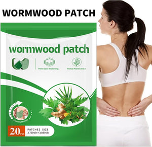 NiTa HyHy Wormwood Knee Pain Patches,Herbal Knee Patches for Pain Relief Extra Strength,Sciatica Pain Relief,for Knee, Back, Neck, Shoulder,20 Count NiTa HyHyBuy Supplements Australia