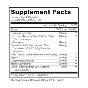 LIVELY VITAMIN CO. Perfect Ten - Anti-Aging & Antioxidant Supplement - Biotin & Lipoic Acid - Healthy Hair, Skin, Nails - Energy Boost - Sharper Brain Function - Stronger Immunity - 60 Capsules LIVELY VITAMIN CO buy supplements Au