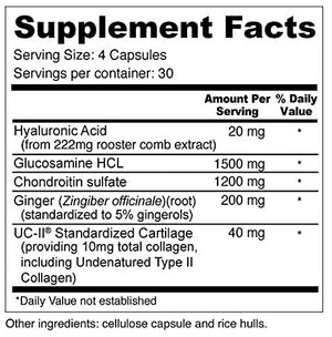 Wellness Resources JointAll - Joint Support Supplement with Natural Hyaluronic Acid, UC-II Collagen, Glucosamine, Chondroitin for Joint Strength and Comfort (120 Capsules) … Wellness ResourcesBuy Supplements Australia