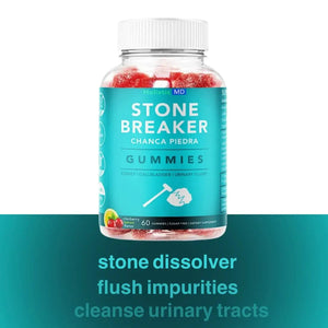 Holistic MD Stone Breaker Chanca Piedra 1,500mg Gummies Kidney Stones Cleanse Gallbladder Formula | Plus Cranberry Extract Might Help Urinary Tract Flush Impurities | Fast Absorption Sugar Free 60ct Holistic MDBuy Supplements Australia