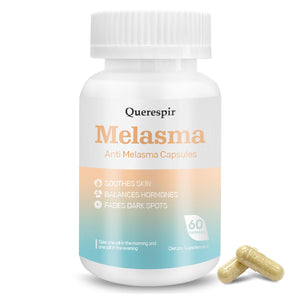 Melanina Anti-Melasma Capsule, Melasma Dark Spot Remover, Melanin Supplement, Spots Remover for Face & Body, Vitamin C & Turmeric Extract, Brightens & Even Skin Tone - 60 Capsules QuerespirBuy Supplements Australia