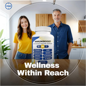 15 in 1 Immune Support Supplement 120 Capsules with Powerful Blend of Turmeric, Ginger, Vitamin C and Zinc Immune Booster for Adults ImmuniBoostBuy Supplements Australia