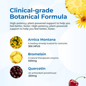 VitaMedica | Arnica Montana 30X and Bromelain with Quercetin Bundle | Arnica Montana | Bromelain | Quercetin | Recovery Bundle | Plant Based | Made in USA VitaMedicaBuy Supplements Australia